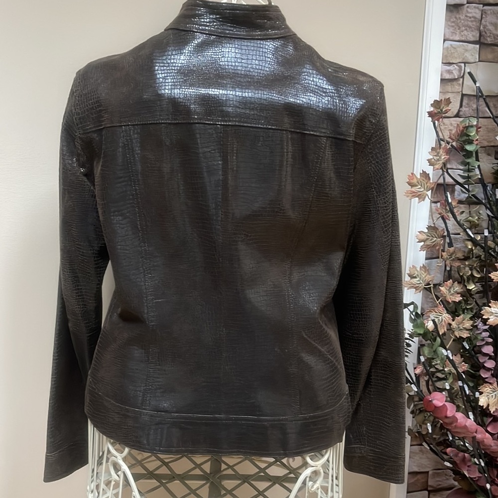 i.e. Petite Genuine Leather Jacket, Women’s Size PL, NWOT - Picture 2 of 9